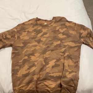 Lululemon oversized beige crew